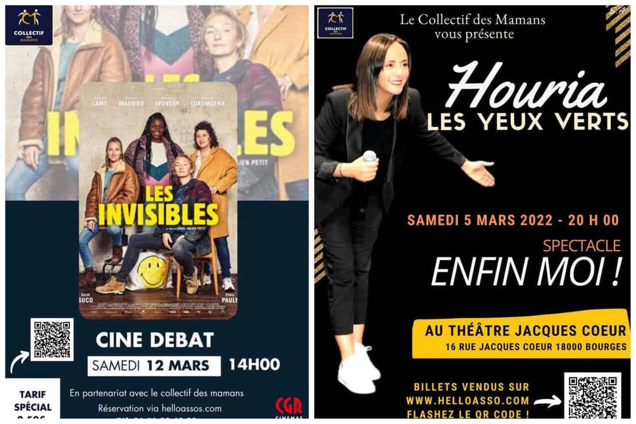 affiches actions du collectif mars 2022